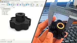 We reproduce a part in 3D using Fusion 360 and the SideWinder X2!