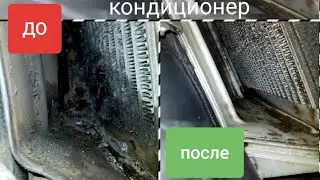 Вот что бывает если нет салонного фильтра. Промывка испарителя кондиционера Toyota harrier