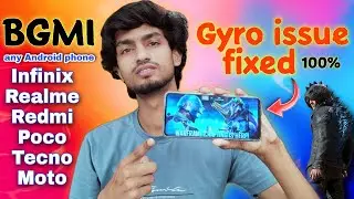 Infinix Hot 11s, Hot 10s & Note 11 Gyro delay fixing live 🔥 must watch before play Bgmi🤣