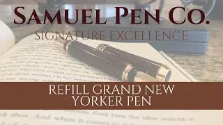 How To Change Your Refill In Your Grand New Yorker Pen