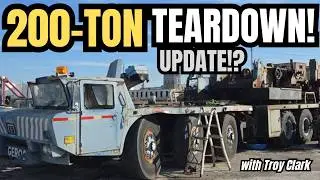 AMERICAN 9520 200-TON CRANE TEARDOWN UPDATE?! | The Freight Machine
