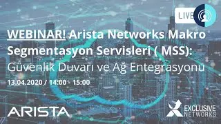 Arista Networks Makro Segmentasyon Servisleri  (MSS)  Güvenlik Duvarı ve Ağ Entegrasyonu