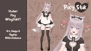 Vtuber: Pixy Live2D Model Showcase!