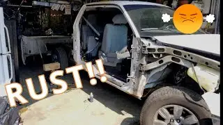 2011 F150 Rusty Rocker repair Part 1