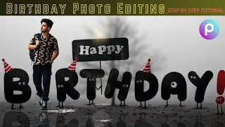Birthday Photo Editing in PicsArt | Birthday CDP Photo Editing Step By Step | Tap 4 Help