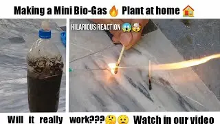 Making a Mini Bio-Gas Plant at home | Mad Guyz