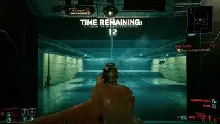 [Cyberpunk 2077] Dying Night makes shooting range super easy - First shooting range challenge