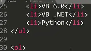 04 HTML List