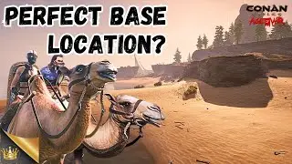 Setting up our base location: Conan Exiles Gameplay