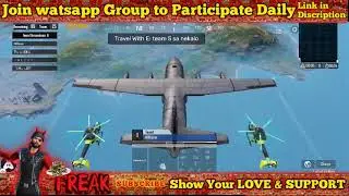 PUBG Mobile Live Custom Rooms with FreakYT