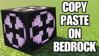 How To COPY AND PASTE On Bedrock!