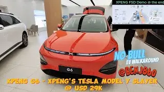 XPENG G6 - A Model Y contender with Free FSD, 2 LiDars & more computing power #xpeng #fsd #tesla