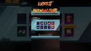 😱 Austure Gold Backpack | Luckiest Premium Crate Opening BGMI | New Premium Crate #shorts