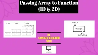 Passing Array to Function (1D & 2D) | C Programming | Data Structures