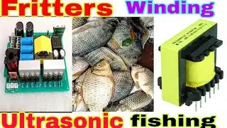 How to Rewind ferrite core transformer | Ultrasonic Fishing inverter |  Calculation Winding |