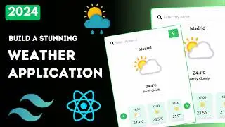 Build a Real-Time Weather App  using React , Tailwind CSS & WeatherAPI Integration | Part 1 : UI