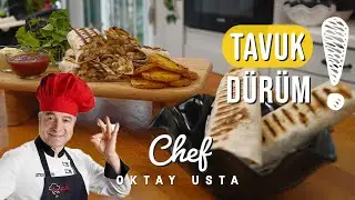 Lezzetine Doyamadık ❗️Evde Kremalı Tavuk Wrap