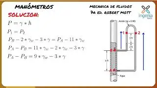 Diferencia de Presión Manómetro Ejercicio Resuelto