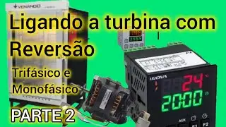 Como ligar a Turbina com Reversão no Controlador INOVA. INV-yb1-11