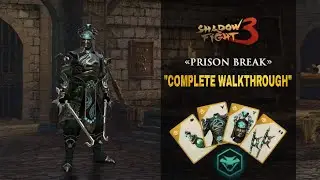 Shadow Fight 3 : King of Serpents New Legendary Set | Complete Walkthrough /  Prison Break Event