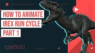 Maya Tutorial: How to Animate a Dinosaur Run Cycle (Part 1 - Animating the Body)