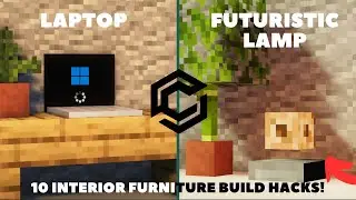 Minecraft: 10 Interior Furniture Build Hacks