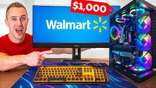I Built A $1000 Gaming Setup from WALMART!
