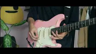 How to play guitar using hitori goto's solo riff