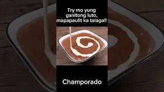 Mapaalmusal man o meryenda perfect itong CREAMY CHAMPORADO!!