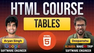 HTML Tables || HTML Series in Hindi