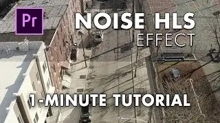 Noise HLS Effect | Premiere Pro Tutorial (1-minute)