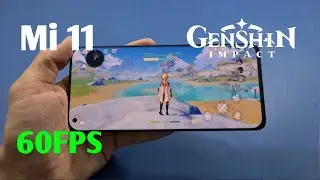 Xiaomi Mi 11 8/256GB Genshin Impact 60fps Test with Fps Meter