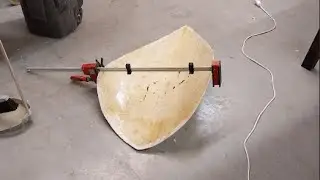 Making an authentic kite shield board using modern tools