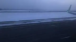 S7 Airlines A321 Landing at Irkutsk