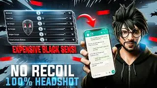 Free Fire 2026 BLACK Sensitivity ⚙️ 100% Auto Headshot Settings 🔥 (New Update)