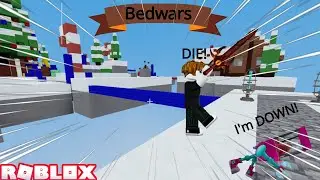TAKING PEOPLES BEDS! [Bedwars] Roblox