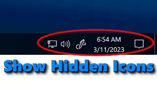 How to Disable “Show Hidden Icons” in Windows 10 (Without Activation)