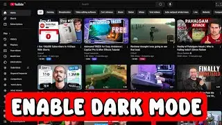 How To Turn On Dark Mode On Youtube | Enable Dark Mode On Youtube (PC)