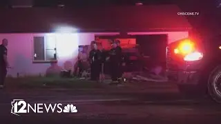 Shocking video shows car crashing into Phoenix home with people, pets inside