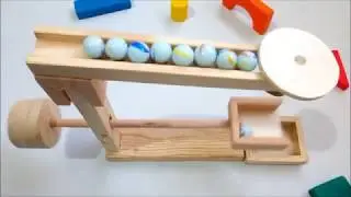 Misket Makinesi - Kendin Yap Modeli Ahşap Oyuncak - İcat Çıkartıyoruz