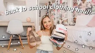 BACK TO SCHOOL TRY ON CLOTHING HAUL + Giveaway! 2019
