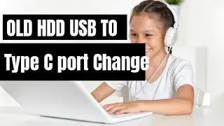 OLD HDD USB to Type C port change. #india  #electroboom #science #technology #usb