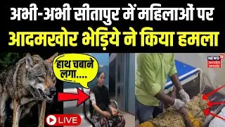 LIVE Bhediya Attack: बहराइच के बाद Sitapur में भेड़िए का महिलाओं पर हमला| Wolf | Bahraich | Top News