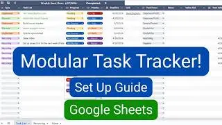 Get Organized in 12 Minutes: Modular Automated Task Tracker Setup Guide ⏱️