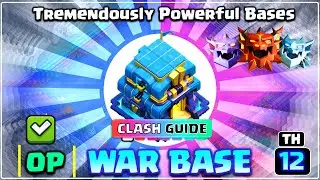 TOP 5! NEW OP Town Hall 12 (TH12) Base Layout + Copy Link 2025 | TH12 WAR BASE | Clash Guide