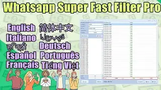 How to bulk filter whatsapp number? #whatsappfilter #whatsapp