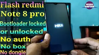 Flash Redmi Note 8 Pro (Begonia) || flash redmi note 8 pro tanpa ubl