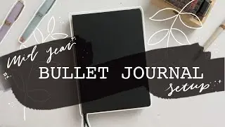 Mid Year 2022 Minimalist Bullet Journal Setup | LindseyScribbles