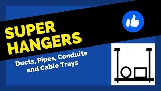 MEP super hangers, (Ducts, Pipes, Conduits, and Cable Trays)