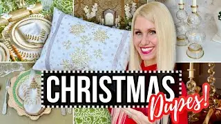 *I SAVED HUNDREDS* DUPING DESIGNER CHRISTMAS DECOR! HOLIDAY LOOK For LESS!